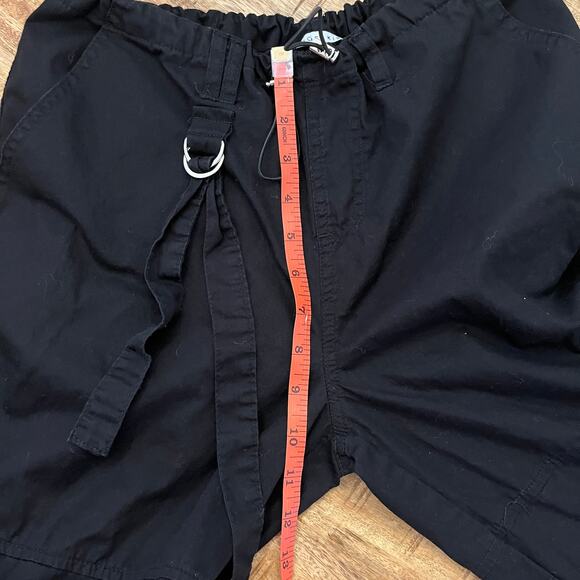 Angel Kiss Womens Y2K Wide Leg Cargo Pants S Goth Punk Grunge Black Pockets - Picture 12 of 14